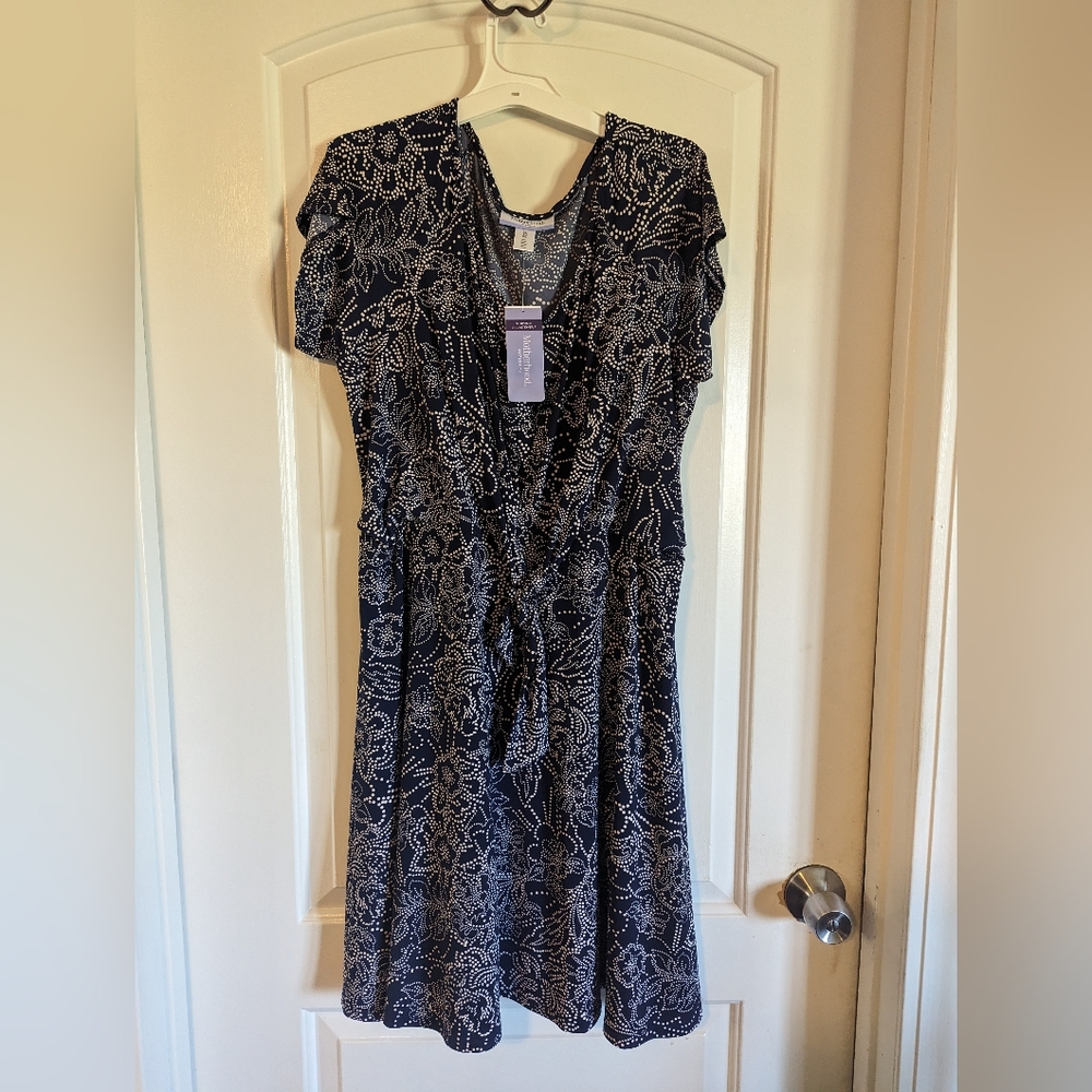 NWT Motherhood Maternity Nursing Cute Dress Size XL